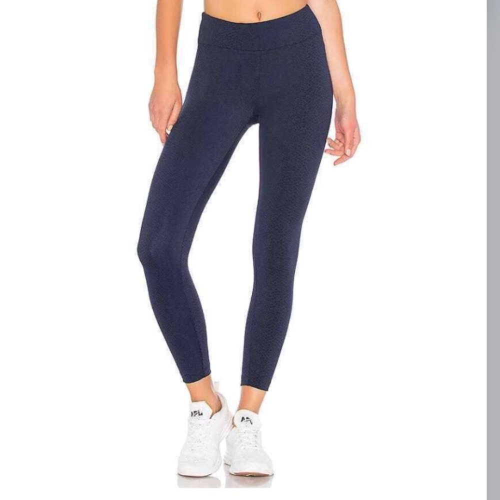 KORAL Drive High Rise Navy Serpentine Leggings Med